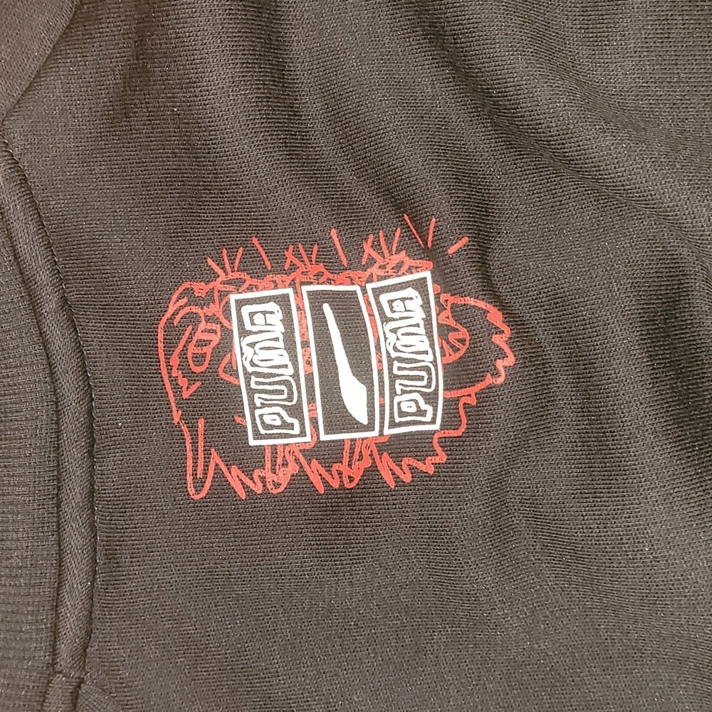 New Puma sweatsuit with multi-logos and a full zip jacket sizes L,XL and XXL - Picture 6 of 8